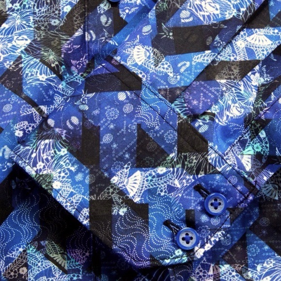 ROBERT GRAHAM Halder Shirt Button Up Classic Fit Long Sleeve Flip Cuff NWT - Picture 3 of 12